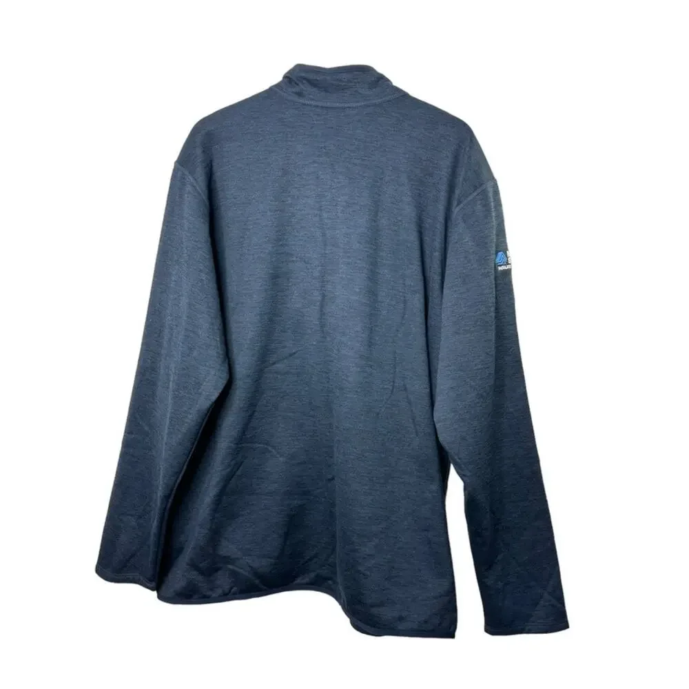 The North Face Mens Skyline Fleece Full Zip Jacket  Heather Urban Navy Blue  XXL